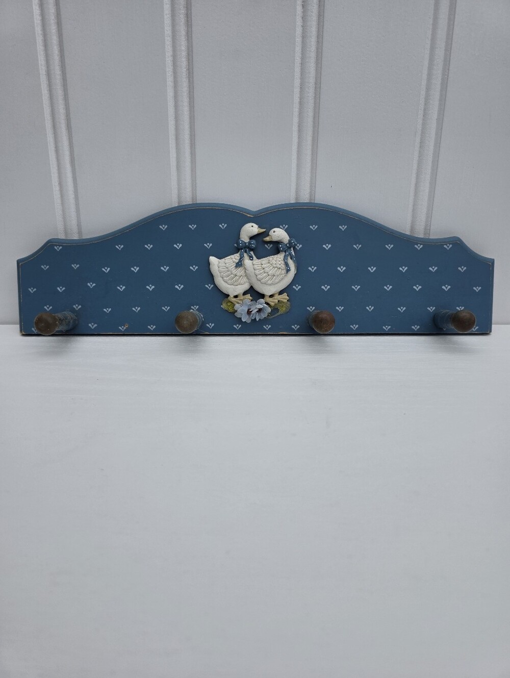 Vintage Cottagecore Farmhouse Country Towel Goose Duck Decor
